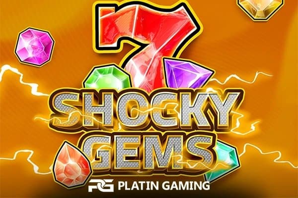 Shocky Gems slot game by Platin Gaming