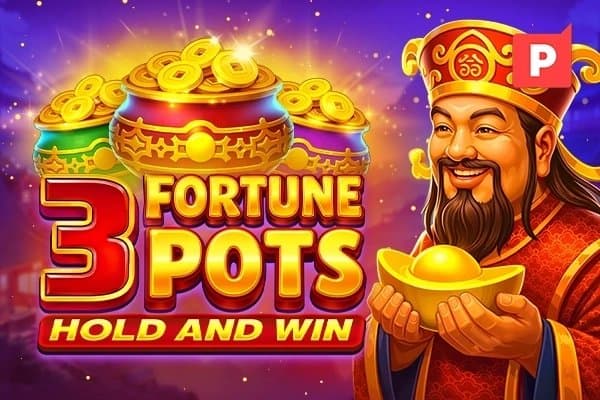 3 Fortune Pots Hold and Win slot game by Platipus