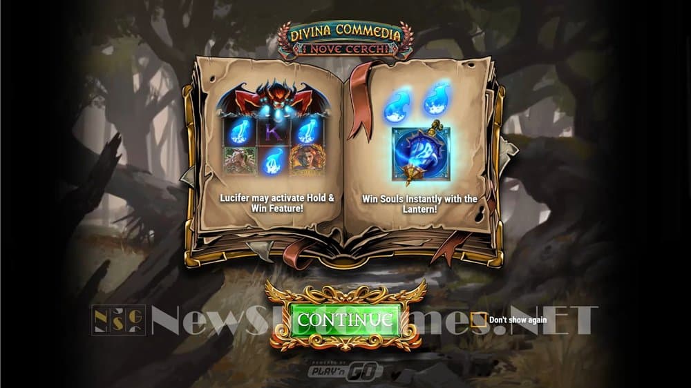 Divina Commedia I Nove Cerchi slot game by Play'n GO