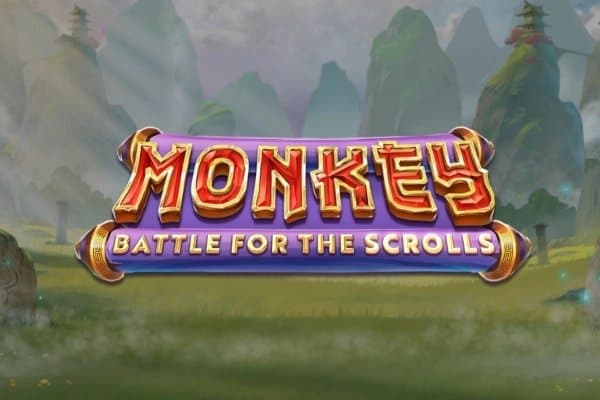 Monkey Battle for the Scrolls slot game by Play'n GO