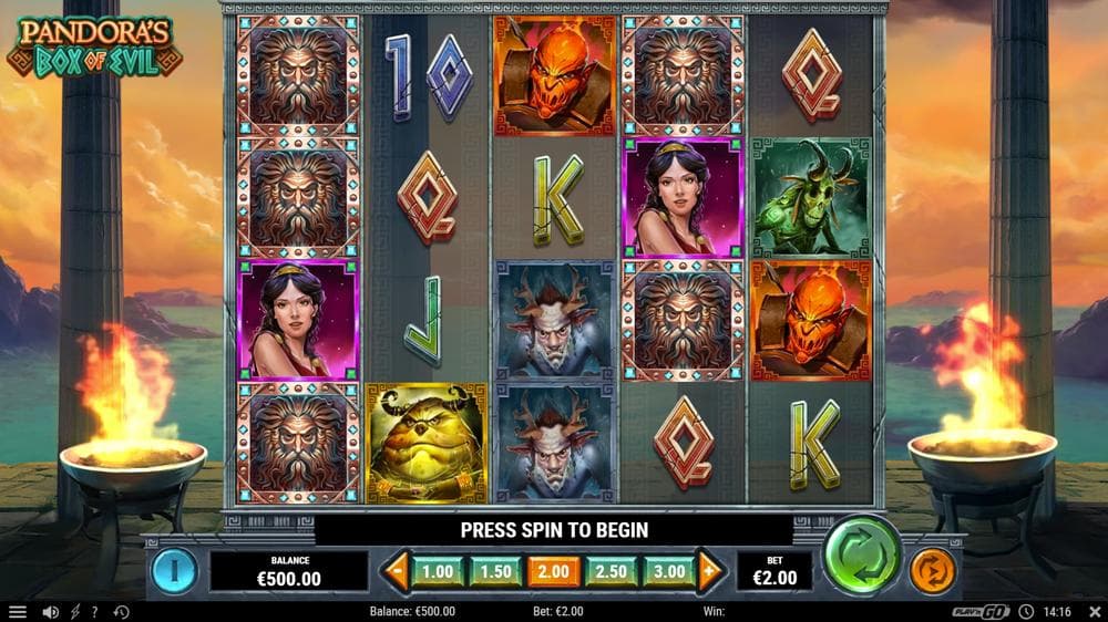 Pandora's Box of Evil slot game by Play'n GO
