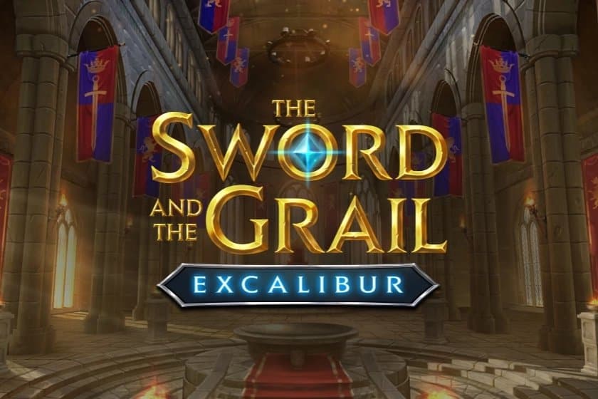 The Sword and the Grail Excalibur slot game by Play'n GO