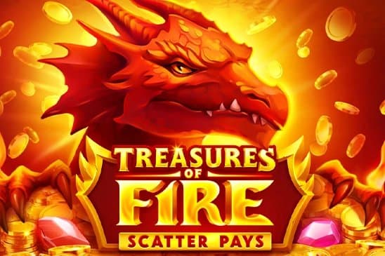 Treasures of Fire Scatter Pays slot game by Playson