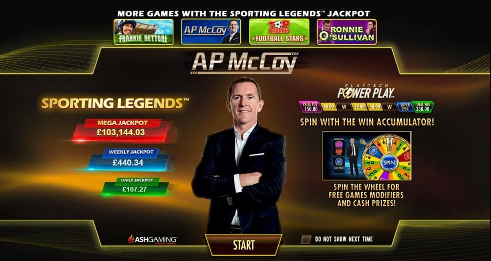 AP McCoy: Sporting Legends slot game by Playtech