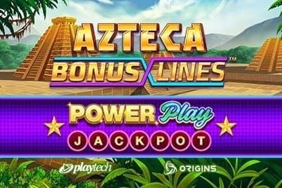 Azteca Bonus Lines PowerPlay Jackpot slot game by Playtech