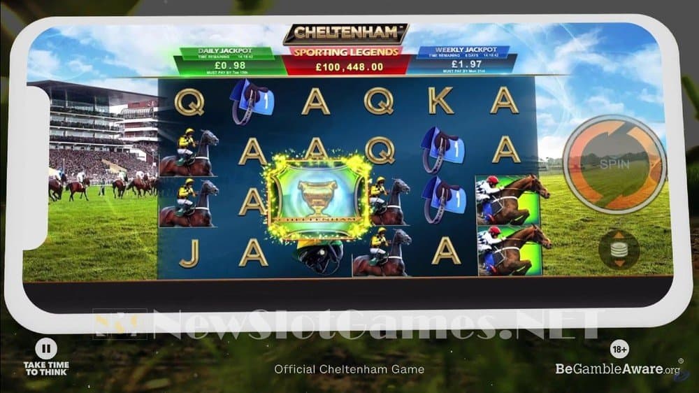 Cheltenham: Sporting Legends slot game by Playtech
