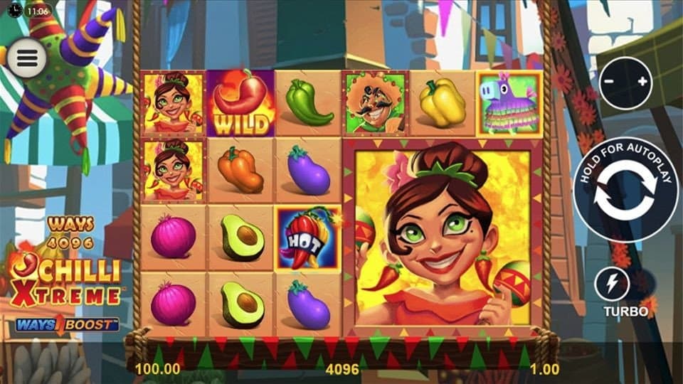 Chilli Xtreme slot game by Playtech