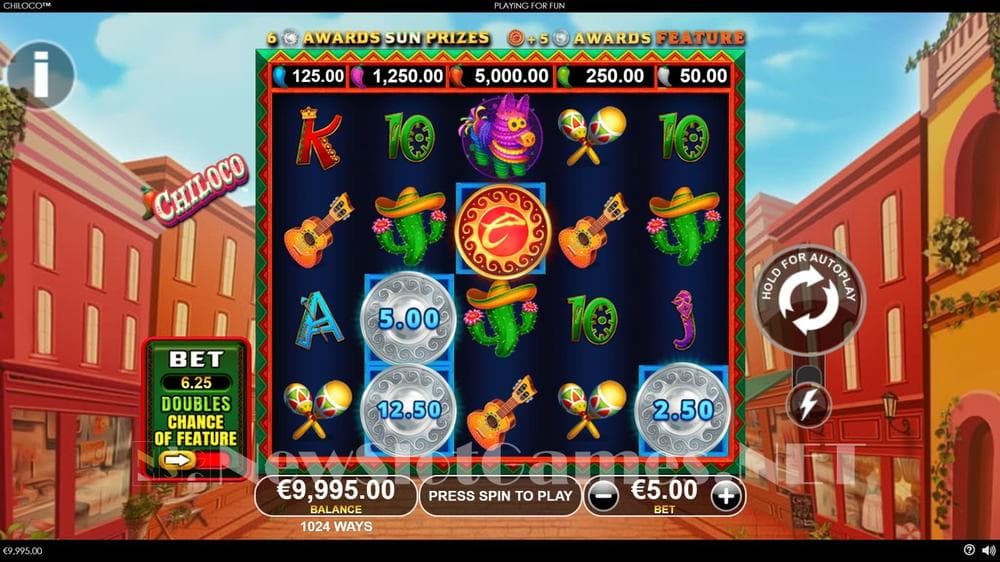 Chiloco slot game by Playtech