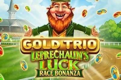 Gold Trio: Leprechaun's Luck Race Bonanza slot game by Playtech