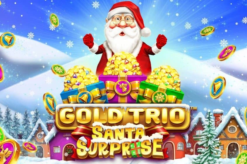 Gold Trio: Santa Surprise slot game by Playtech