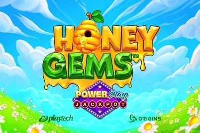 Honey Gems PowerPlay Jackpot slot game by Playtech