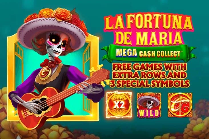 La Fortuna de Maria: Mega Cash Collect slot game by Playtech