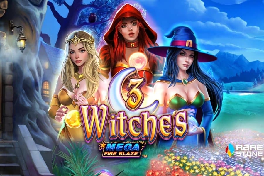 Mega Fire Blaze: 3 Witches slot game by Playtech