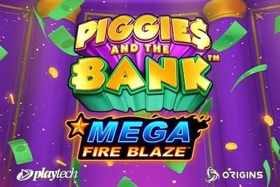 Mega Fire Blaze: Piggies and the Bank slot game by Playtech