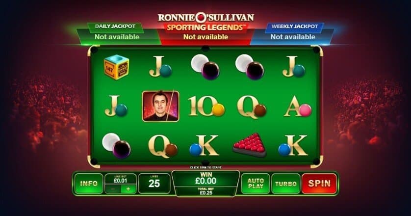 Ronnie O’Sullivan: Sporting Legends slot game by Playtech