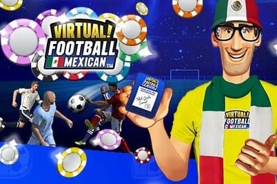 Virtual! Football Mexican slot game by Playtech