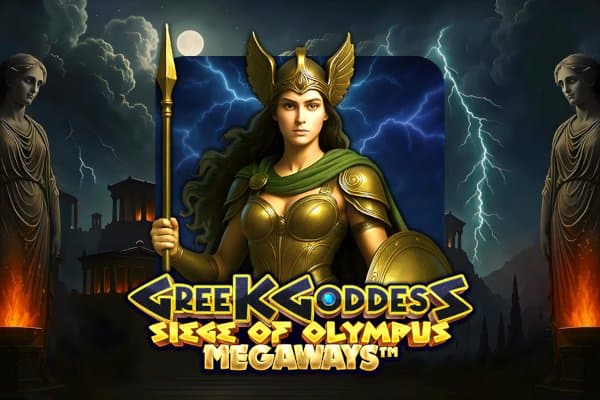 Greek Goddess: Seige of Olympus Megaways slot game by Playzia