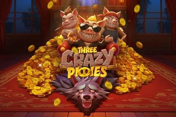 Three Crazy Piggies slot game by Pocket Games Soft