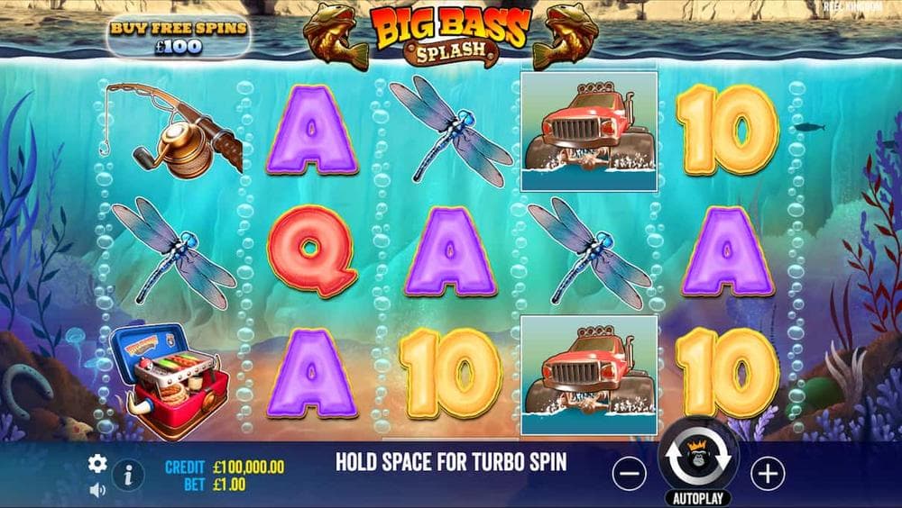Big Bass Splash 1000 slot game by Pragmatic Play