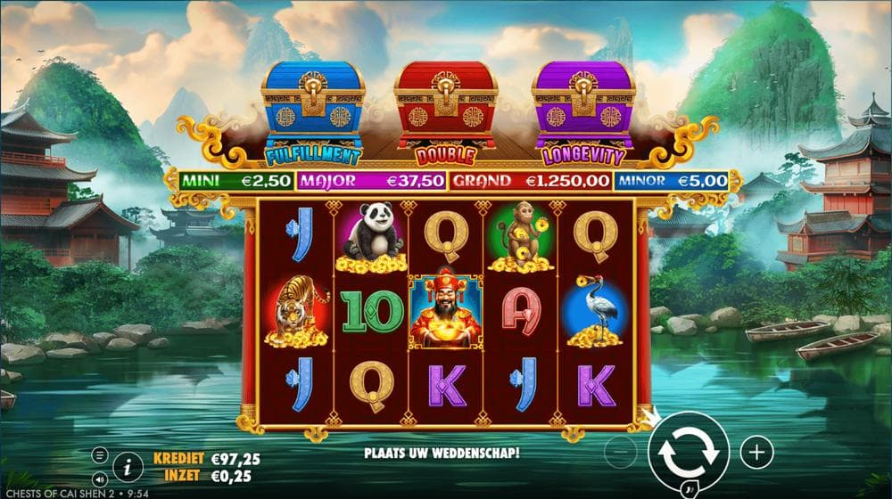 Chests of Cai Chen 2 slot game by Pragmatic Play