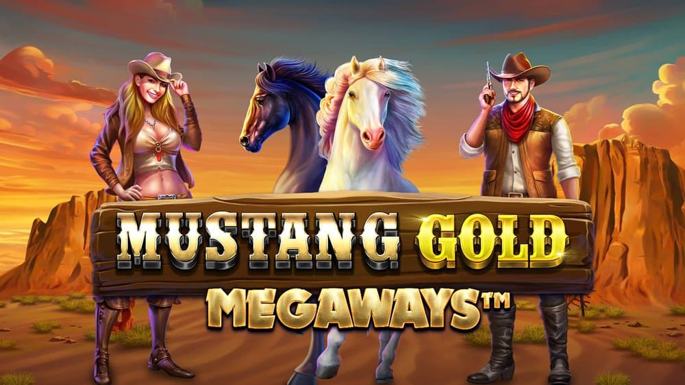 Mustang Gold Megaways slot game by Pragmatic Play