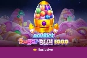 Novibet Sugar Rush 1000 slot game by Pragmatic Play