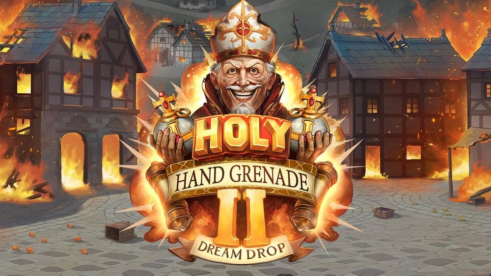 Holy Hand Grenade 2 Dream Drop slot game by Print Studios
