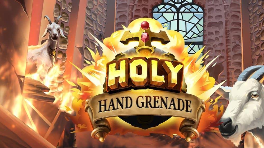Holy Hand Grenade slot game by Print Studios