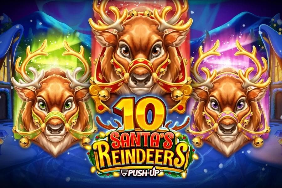 10 Santa's Reindeers slot game by Push Gaming