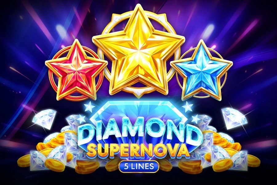 Diamond Supernova 5 slot game by Push Gaming