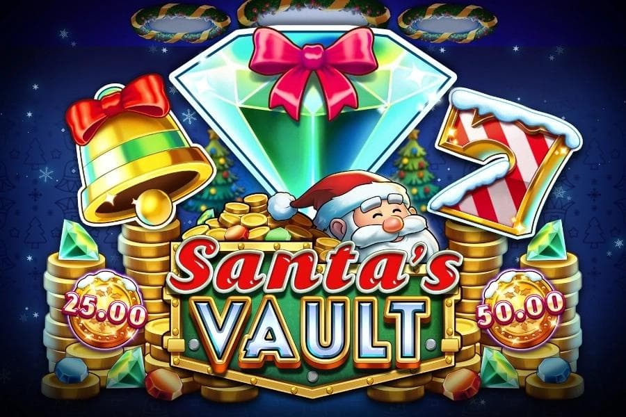 Santa's Vault slot game by Push Gaming
