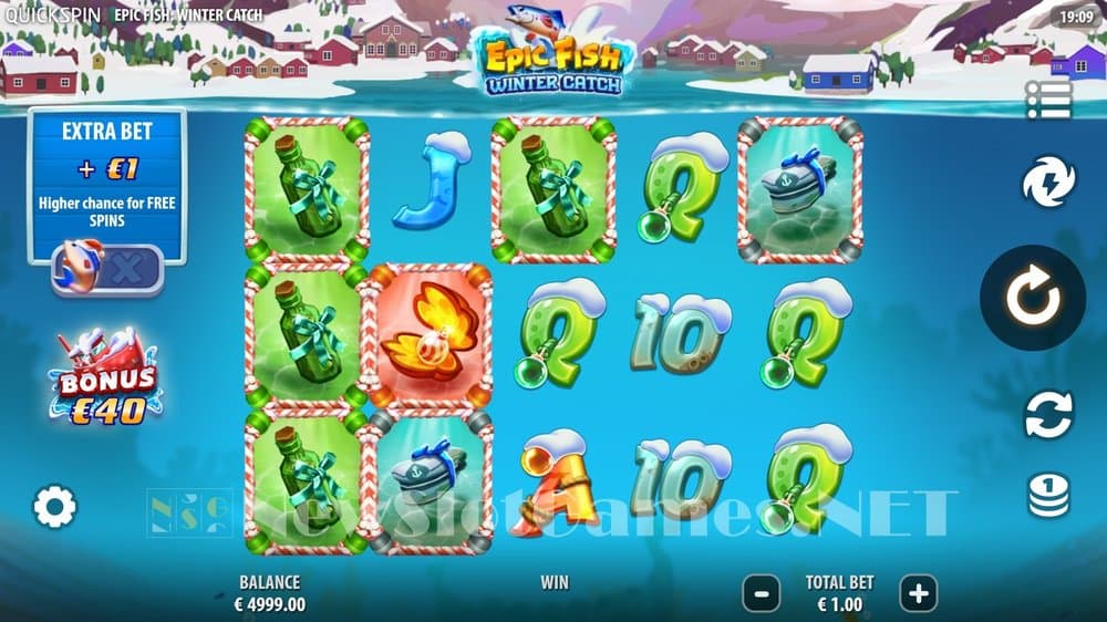 Epic Fish Winter Catch slot game by Quickspin