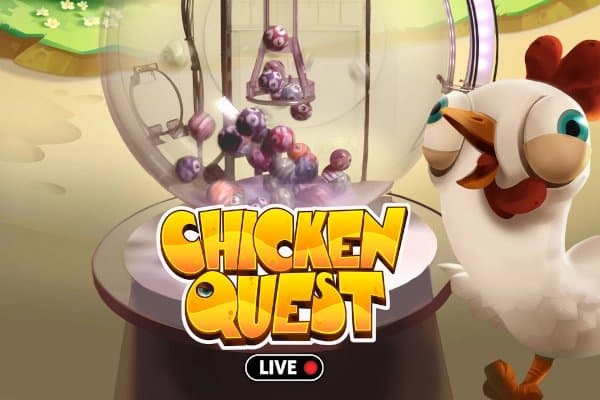 Chicken Quest Live slot game by QUIK Gaming