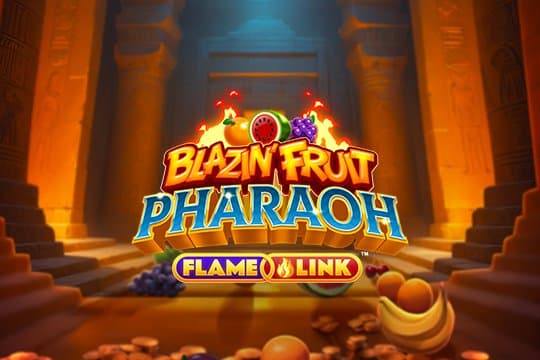 Blazin' Fruit Pharaoh FlameLink slot game by R3SPIN