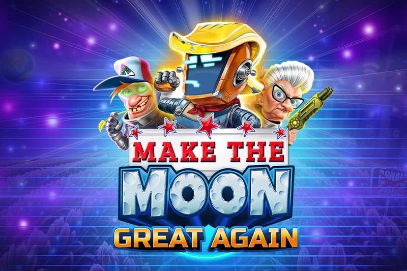Make the Moon Great Again slot game by Realistic Games