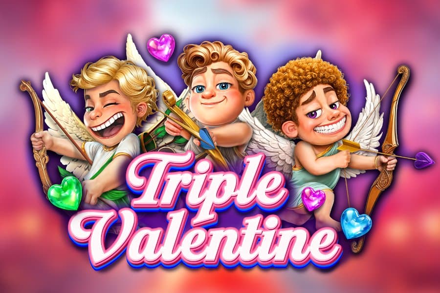 Triple Valentine slot game by Red Rake Gaming