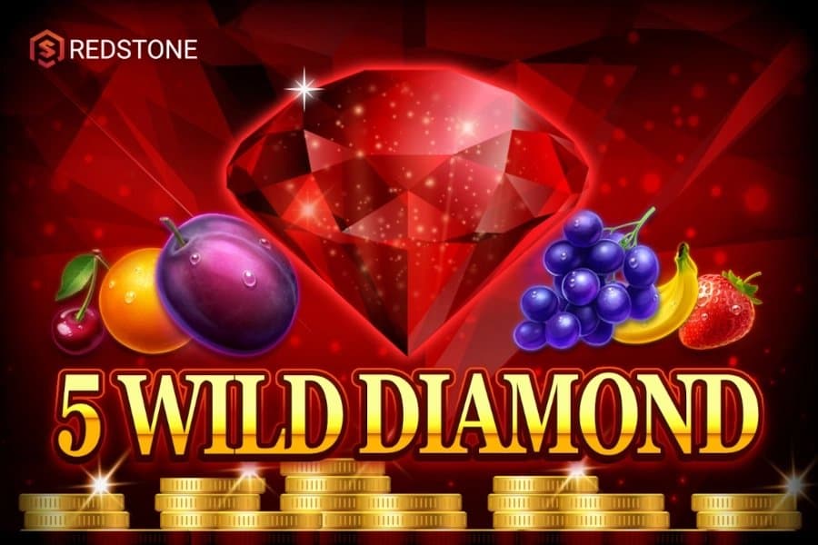5 Wild Diamond slot game by REDSTONE