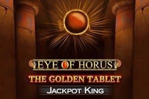 Eye of Horus The Golden Tablet Jackpot King slot game by Reel Time Gaming