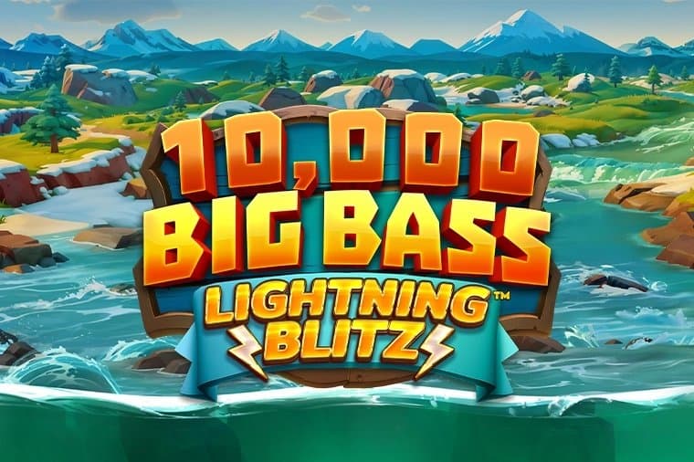 10,000 Big Bass Lightning Blitz slot game by ReelPlay