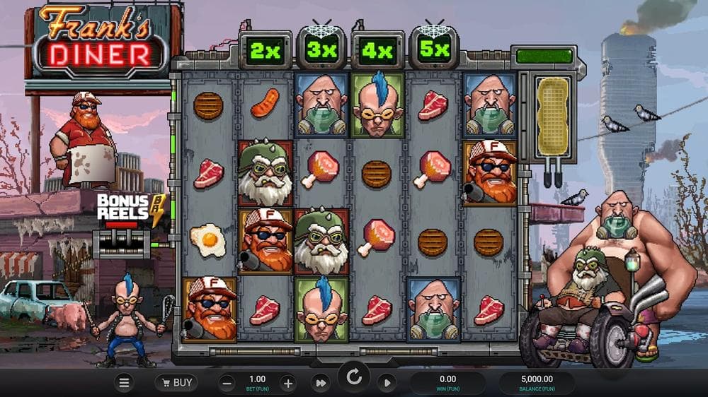 Frank’s Diner slot game by Relax Gaming