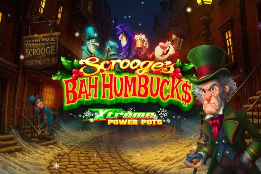 Scrooge's Bah Humbucks slot game by Rival