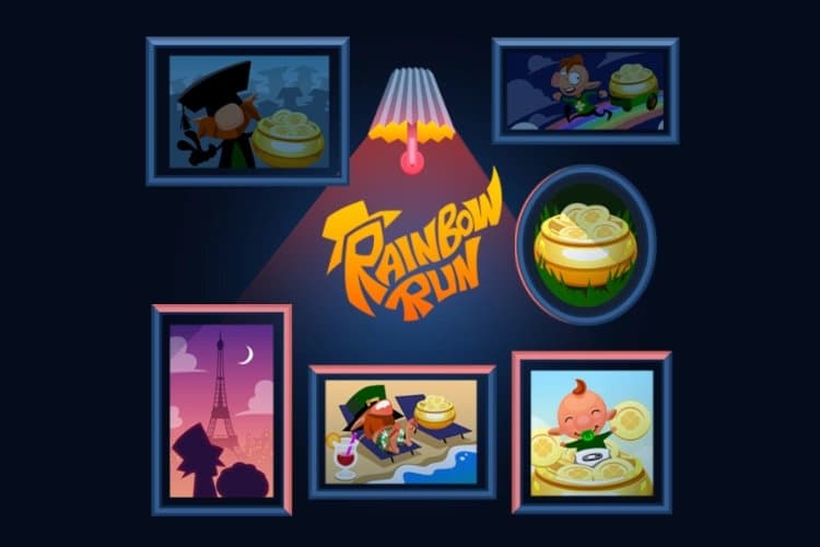 Rainbow Run slot game by Rogue