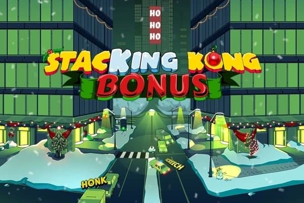 StacKing Kong Bonus Christmas slot game by Rogue
