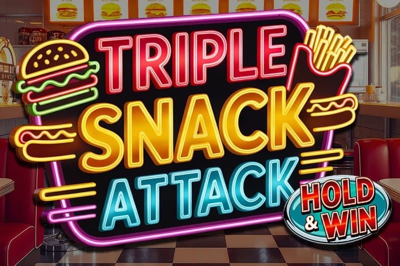 Triple Snack Attack slot game by Rogue