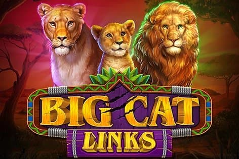 Big Cat Links slot game by RTG