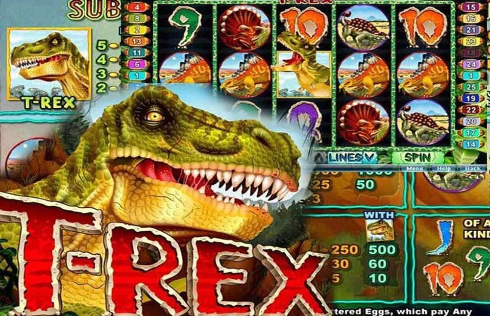 T-Rex slot game by RTG
