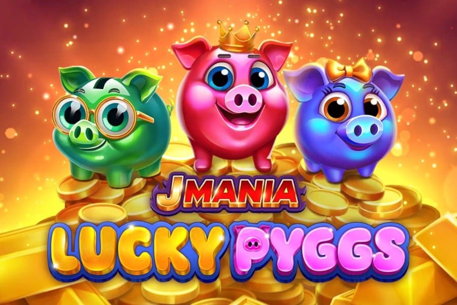 J Mania Lucky Pyggs slot game by RubyPlay