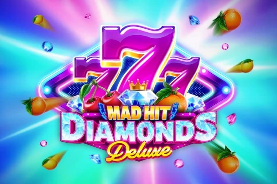 Mad Hit Diamonds Deluxe slot game by RubyPlay