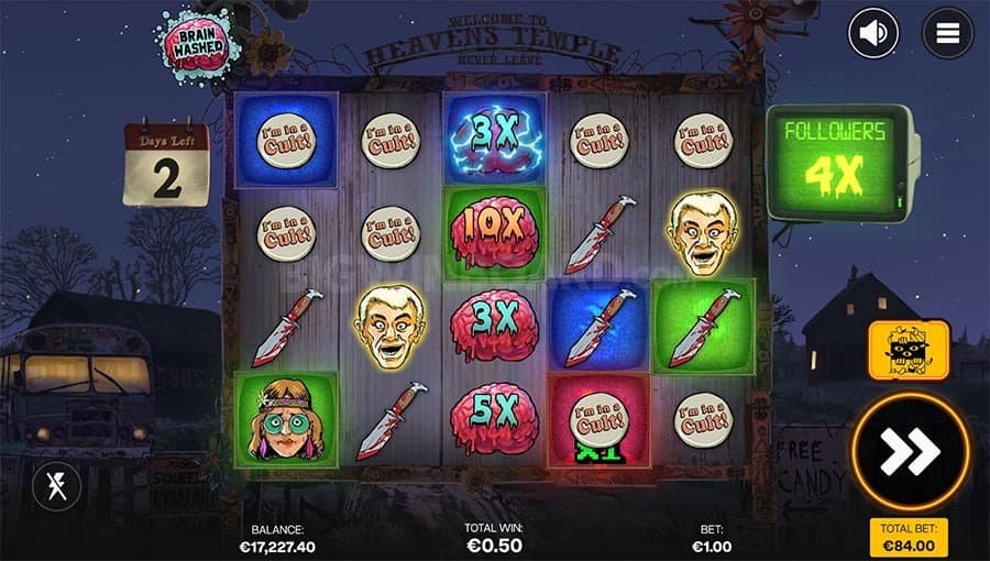 Brainwashed slot game by Shady Lady