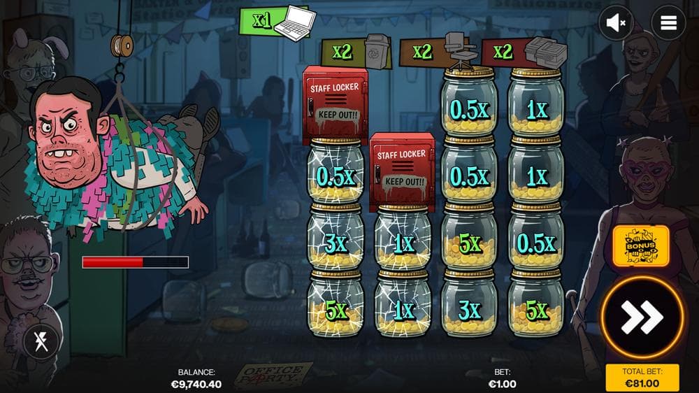 Office Party slot game by Shady Lady